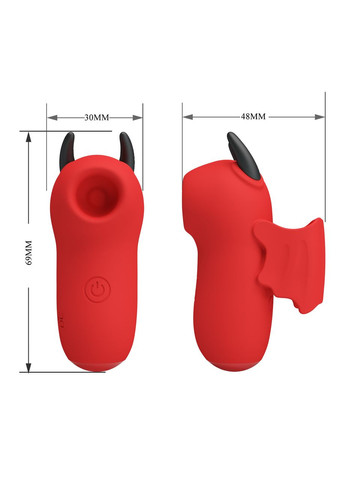 Вакуумный вибростимулятор – Pretty Love Magic Devil Stimulator Red LyBaile (332769263)