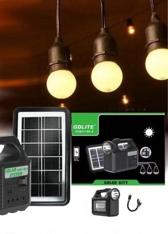Система автономного освещения на солнечных батареях,Cветодиодный фонарь с функцией Повербанк (павербанк) No Brand