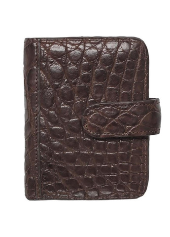 Коричнева візитниця зі шкіри крокодила crc01_1 Ekzotic Leather (269089336)