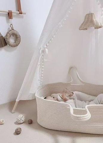 Кокон корзинка детская переносная арт.7030 Молочный No Brand (260735729)