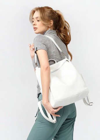 Жіночий рюкзак-сумка Trinity білий Sambag (260211015)