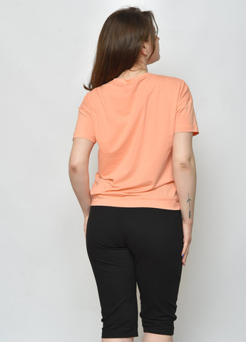 Костюм жіночий літній персикового кольору Let's Shop (258425295)