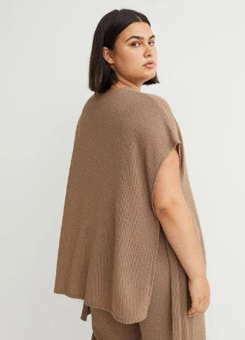 Пончо,світло-коричневий, H&M (258959846)
