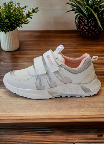 Білі всесезонні кросівки для дівчинки 3737w Weestep