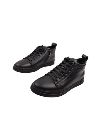 Черные ботинки мужские черные натуральная кожа Vadrus