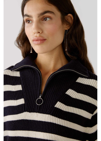 Комбінований демісезонний жіночий светр 78400 0571 різнокольоровий 46 джемпер Oui