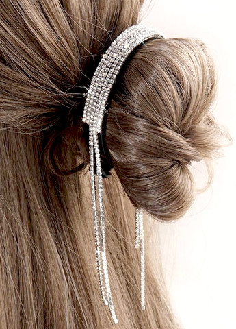 Заколка для волос "Блеск счастья", серебристый Анна Ясеницька (259265549)
