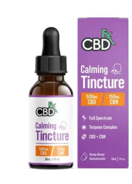 CBD + CBN Oil Calming Tincture 500mg (30ml) FX (245359994