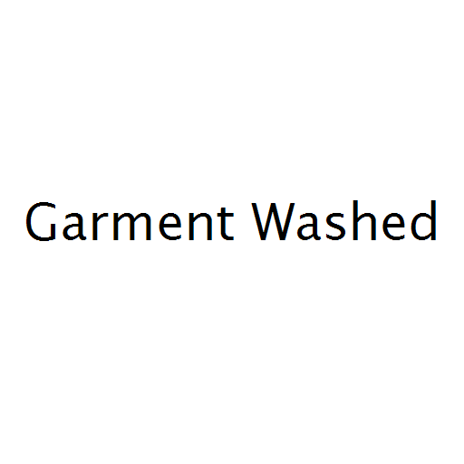 Garment Washed