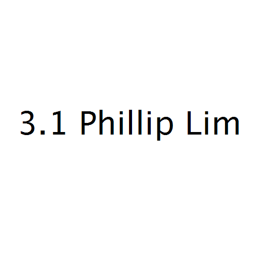 3.1 Phillip Lim