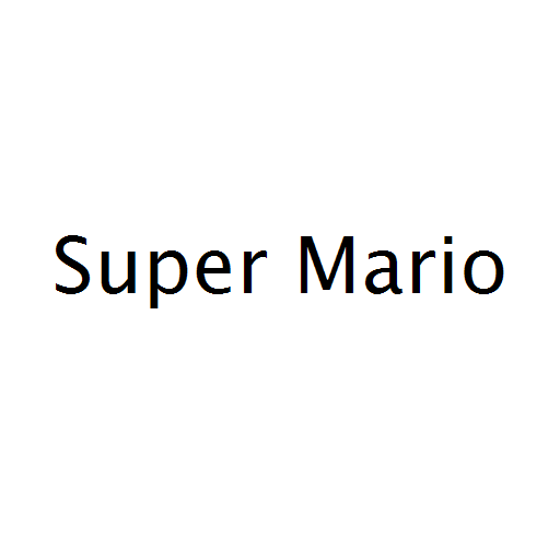 Логотип бренда Super Mario