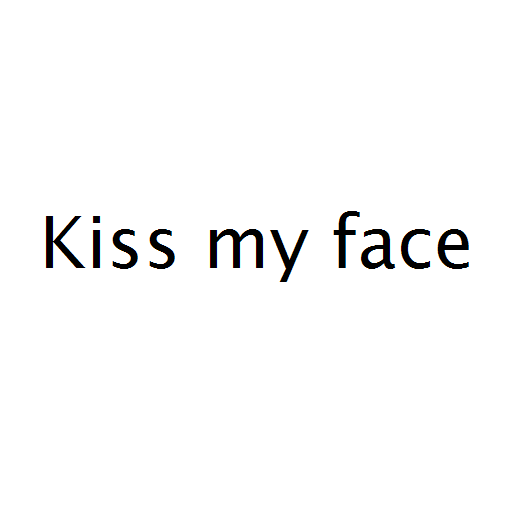 Логотип бренда Kiss my face
