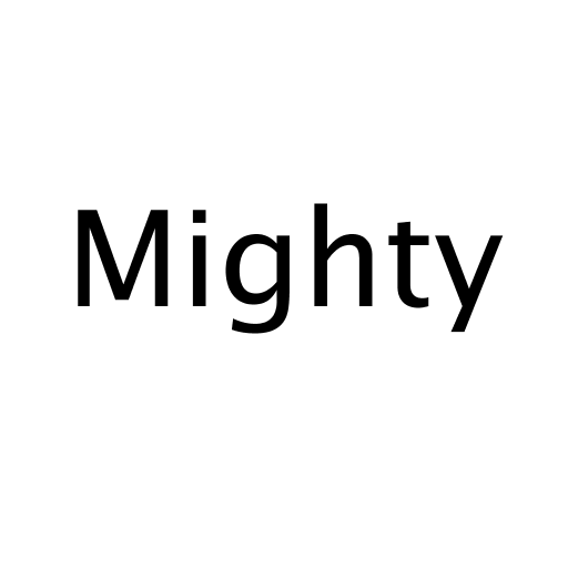 Логотип бренду Mighty