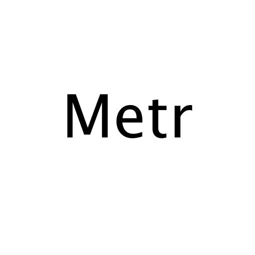 Логотип бренду Metr