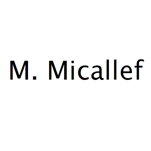 Логотип бренду M. Micallef