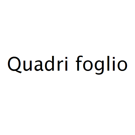 Логотип бренду Quadri foglio