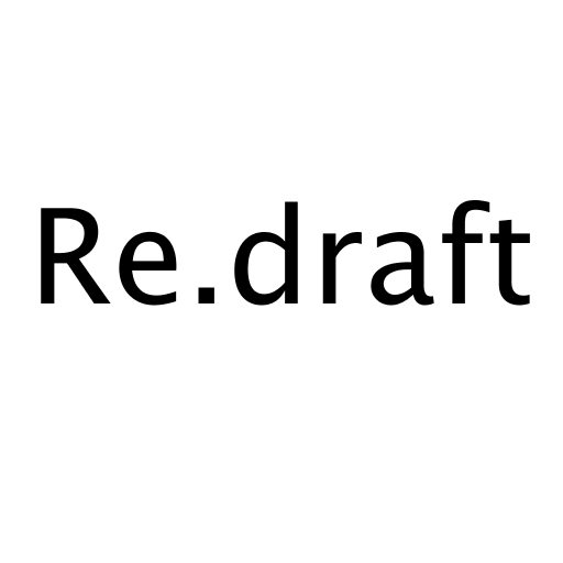 Логотип бренда Re.draft