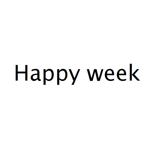 Happy week