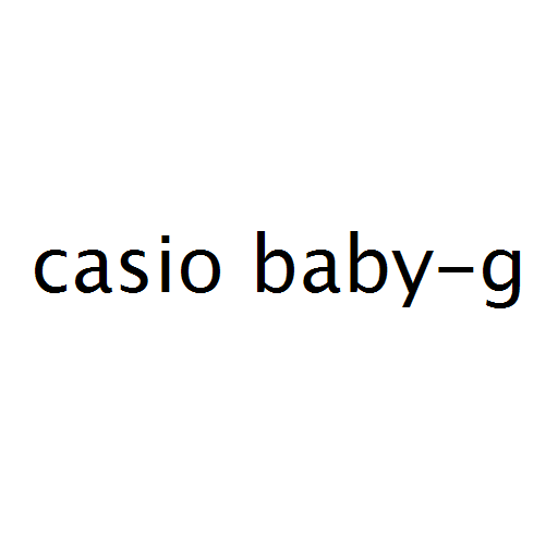 Логотип бренда casio baby-g