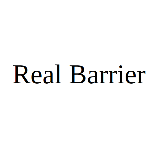 Логотип бренду Real Barrier
