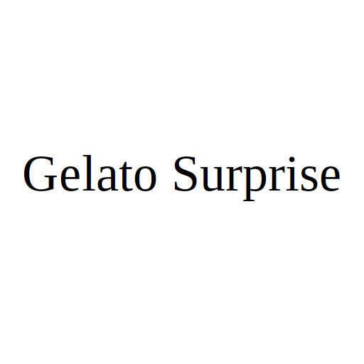 Логотип бренду Gelato Surprise