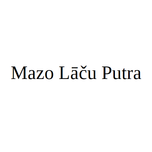 Логотип бренду Mazo Lāču Putra