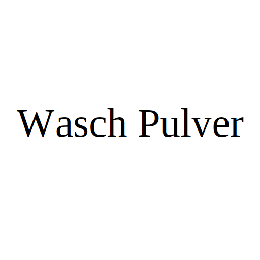 Wasch Pulver