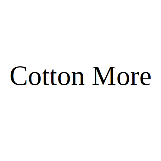 Cotton More