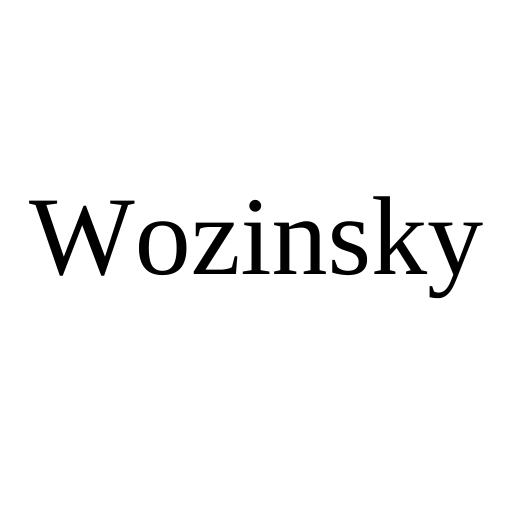 Логотип бренду Wozinsky