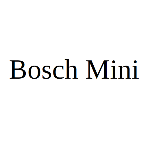 Логотип бренду Bosch Mini