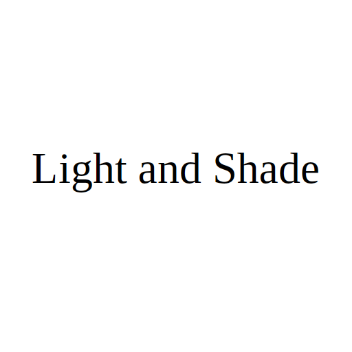 Логотип бренду Light and Shade