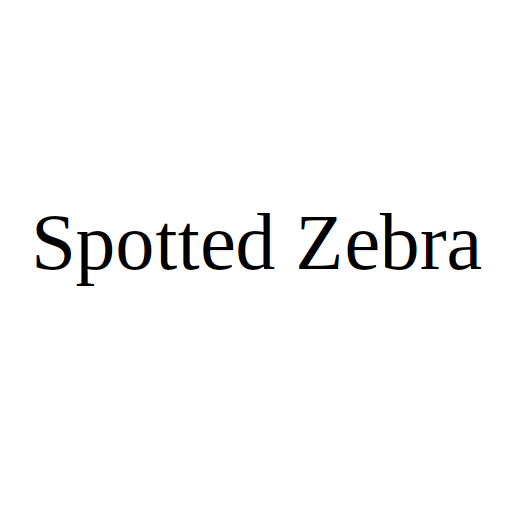 Spotted Zebra