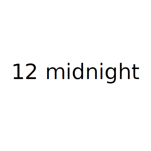 Логотип бренда 12 midnight