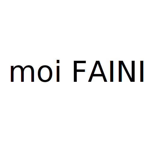 Логотип бренда moi FAINI