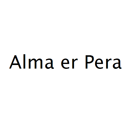 Alma er Pera