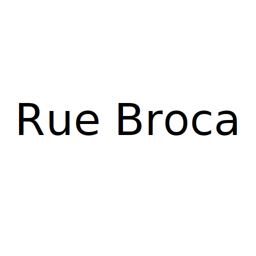 Логотип бренду Rue Broca