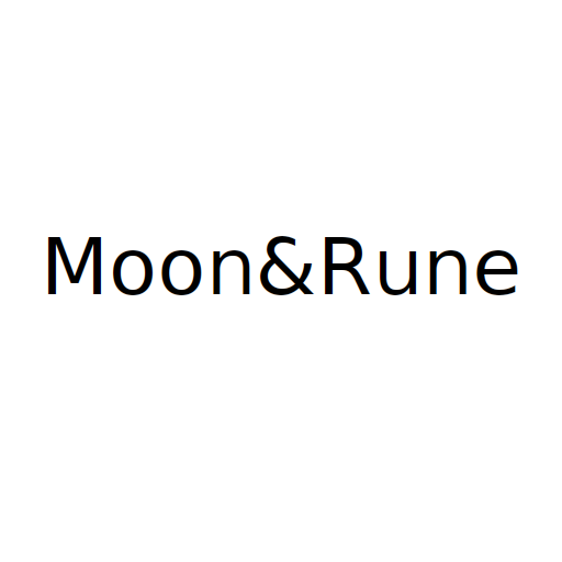 Логотип бренду Moon&Rune