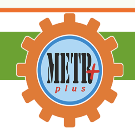 Логотип бренду Metr +