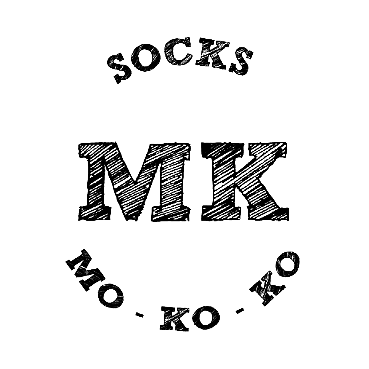 Логотип бренда Mo Ko Ko Socks