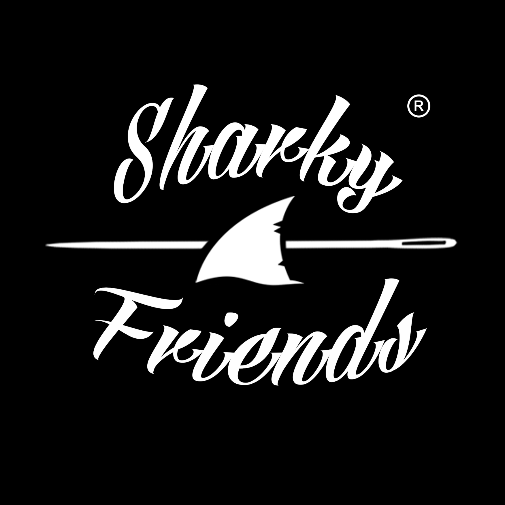 Логотип бренда Sharky Friends