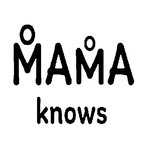 Логотип бренда Mama knows